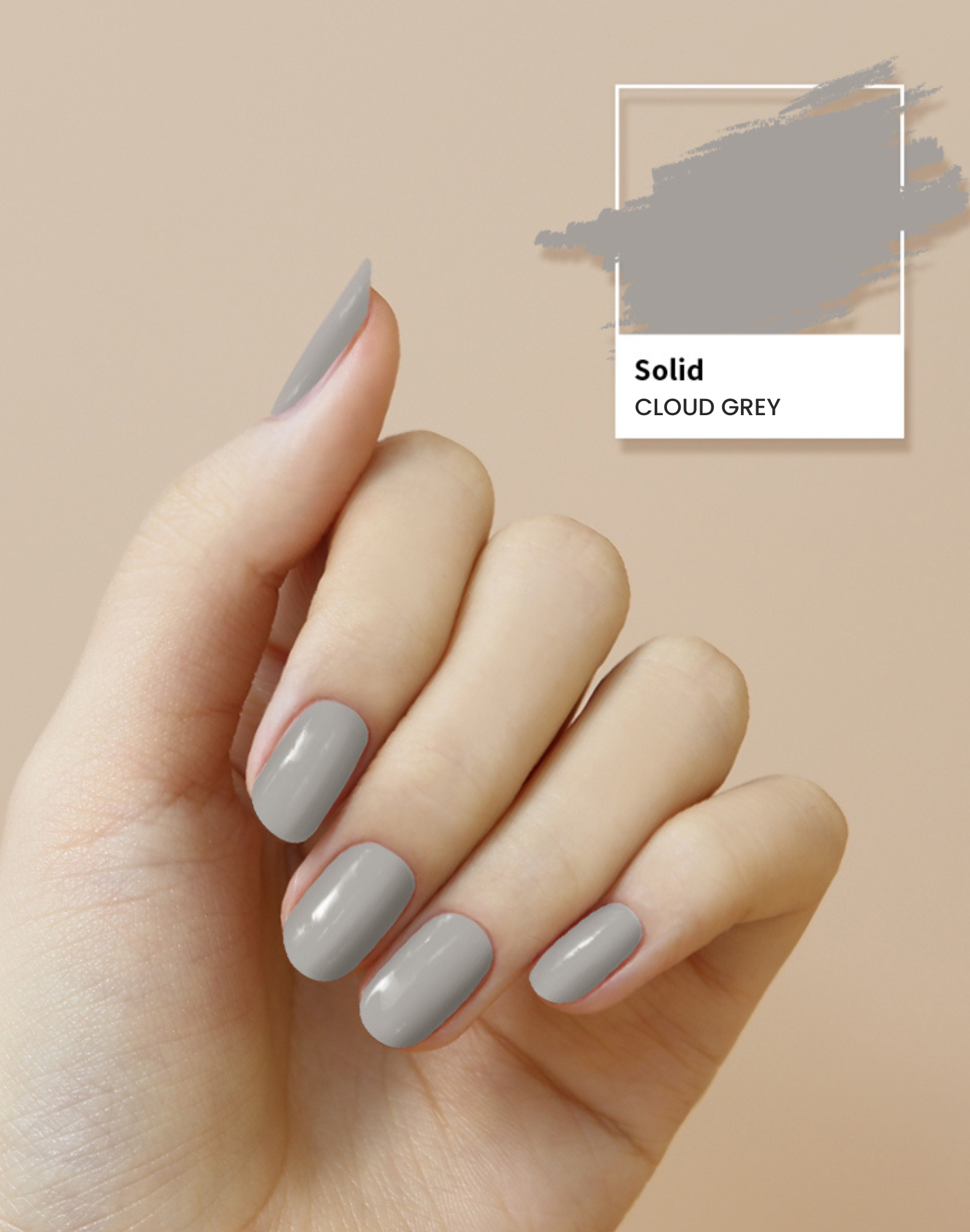 Solid #09 — Cloud Grey